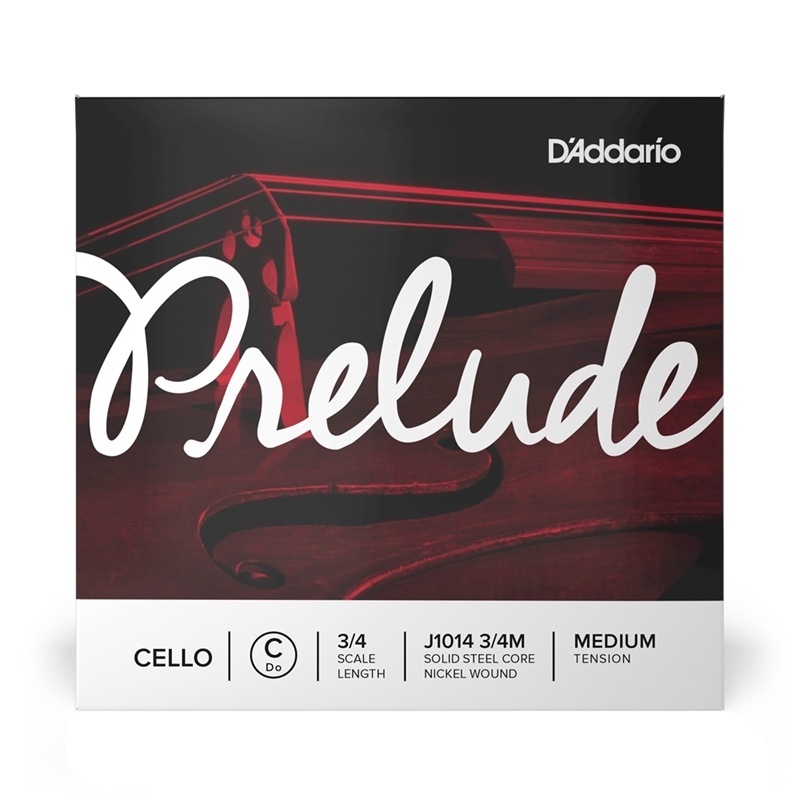 D'Addario チェロ弦 J1014 3/4M PRELUDE C線 バラ弦 3/4スケール