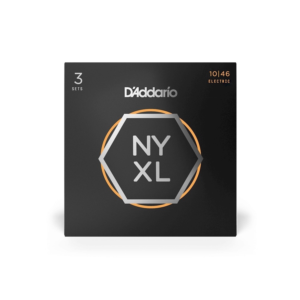 D'Addario ダダリオ エレキギター弦 NYXL Regular Light .010-.046 NYXL1046-3P 3set入りパック [daddario ダダリオ エレキ弦]【ゆうパケット対応】
