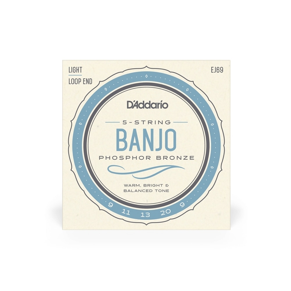 D'Addario ダダリオ バンジョー弦 フォスファー Light 5弦 .009-.020 EJ69 [daddario ダダリオ]【ゆうパケット対応】