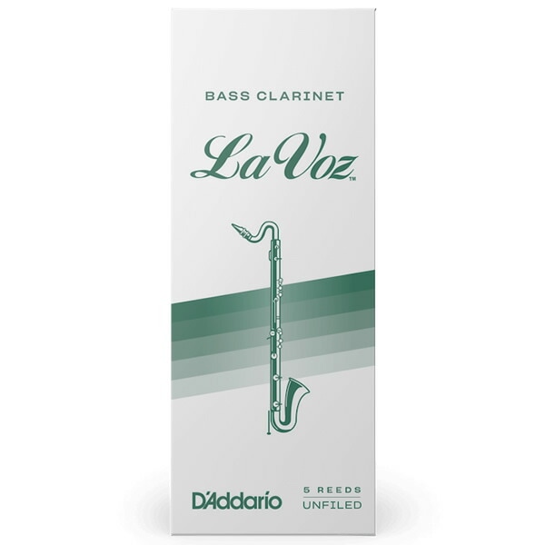 D'Addario WoodWinds ダダリオ リード バスクラリネット用 LA VOZ REC05 5枚入り 【REC05HD/REC05MD/REC05MH/REC05MS/REC05SF】【ゆうパケット対応】