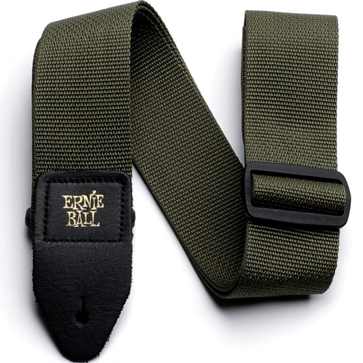 ERNIE BALL ギターストラップ OLIVE #4048 POLYPRO STRAP 【アーニーボール ポリプロストラップ オリーブ】【ゆうパケット対応】