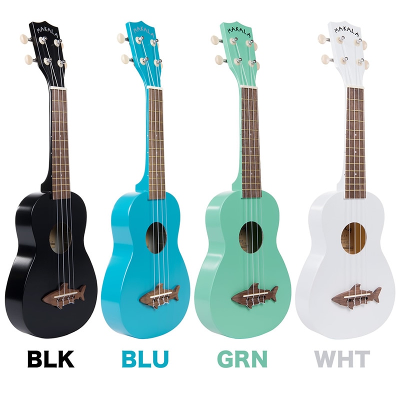MAKALA マカラ ウクレレ Sharks カウリトップ ソプラノ サメ型ブリッジ