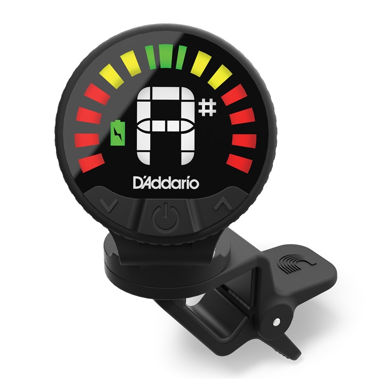 D'Addario Nexxus 360リチャージャブル・ヘッドストック・チューナー PW-CT-26【ダダリオ PWCT26  LEDディスプレイ 360度回転クリップ式 オートパワーオフ機能】