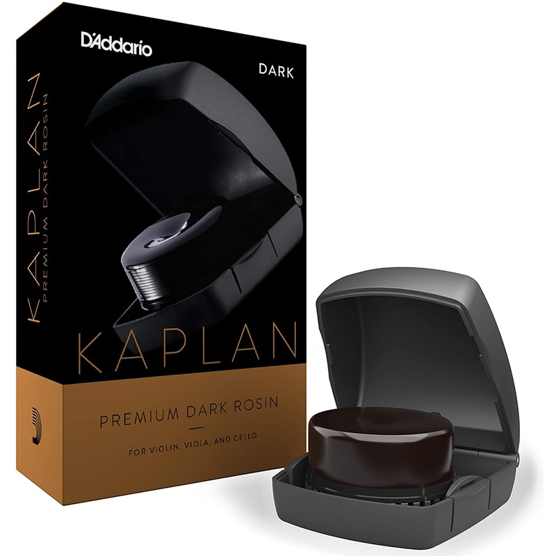 D'Addario 松脂 Kaplan Premium Rosin with Case KRDD [Dark] (専用ケース付き)【daddario ダダリオ ロジン バイオリン ヴィオラ チェロ 楽器用】