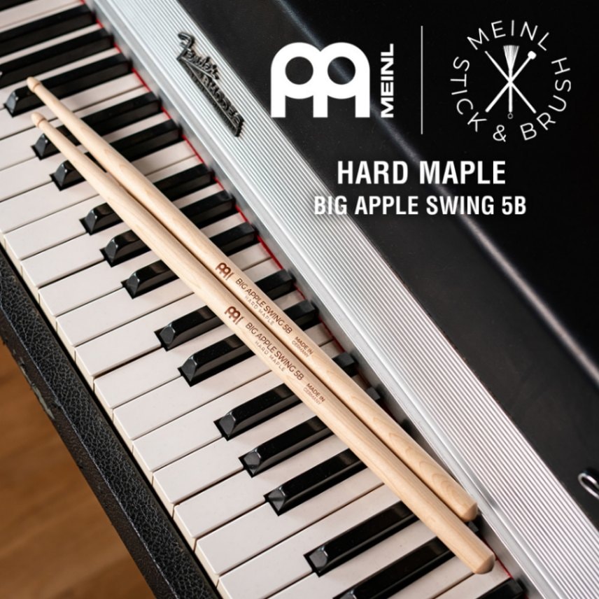 MEINL Stick & Brush ドラムスティック BIG APPLE SWING ハードメイプル【マイネル SmallAcornチップ 5B/SB124】