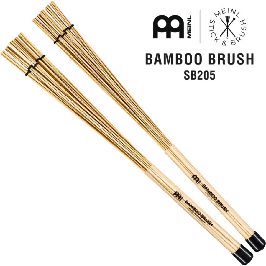 MEINL Stick & Brush ブラシ BAMBOO BRUSH SB205【マイネル カホン 打楽器 ドラムスティック バンブー材 竹製】