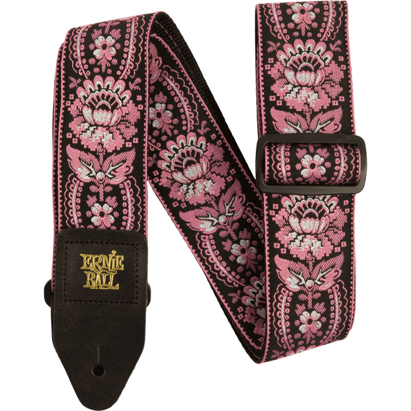 ERNIE BALL ギターストラップ PINK ORLEANS #5347 CLASSIC JACQUARD