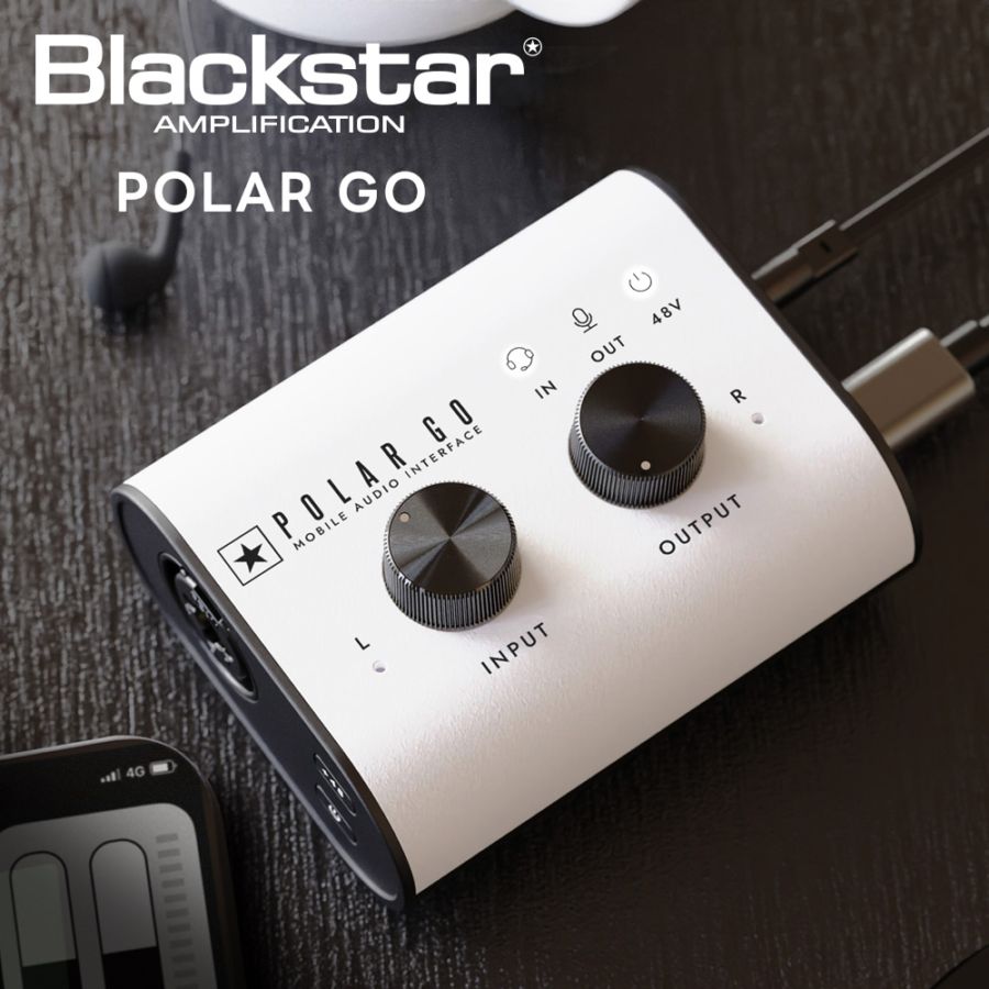 Blackstar USBオーディオインターフェース POLAR GO【 ブラックスター オーディオインターフェイス ポケットサイズ ポータブル 小型 ステレオレコーダー ライブ配信 生配信 レコーディング 録音 】