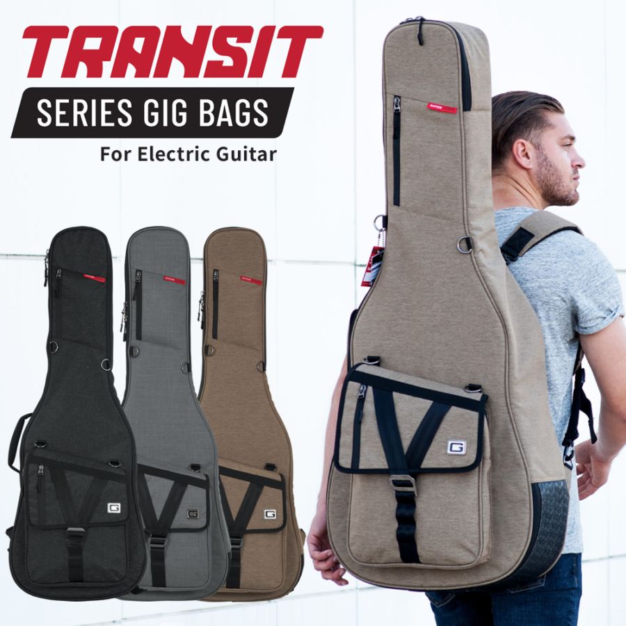 GATOR エレキギター用 ギグバッグ Transit Series GT-ELECTRIC 【 ゲーター ギターケース 耐候性生地 3カラー ストラトキャスター テレキャスタータイプ レスポールタイプ対応 】【大型荷物】