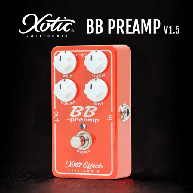 BB PREAMP V1.5 Xotic オーバードライブ ブースター 【 BBP-V1.5 エキゾチック ビービープリアンプ エフェクター 】【ピック10枚セット付き！ 】