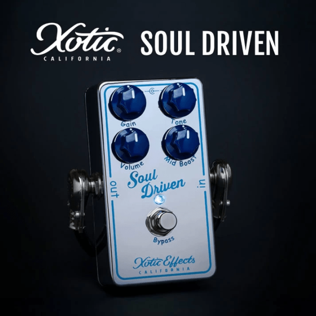 SOUL DRIVEN Xotic オーバードライブ ブースター 【 エキゾチック ソウルドライブン エフェクター 】【ピック10枚セット付き！ 】