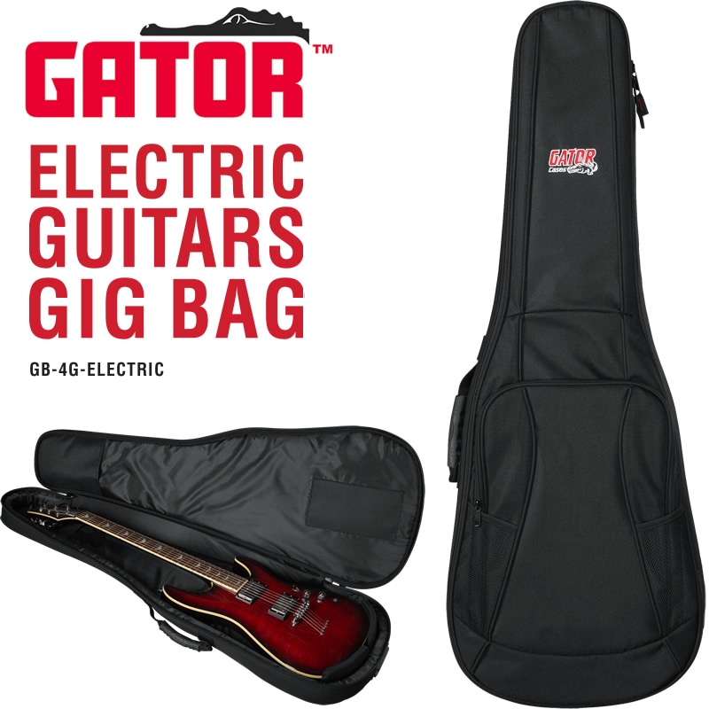 GATOR エレキギター用ギグバッグ 4G Series GB-4G-ELECTRIC【 ゲーター ギターケース ギターバッグ エレキギターバッグ エレキギターケース ストラトキャスタータイプ テレキャスタータイプ対応 】 【大型荷物】