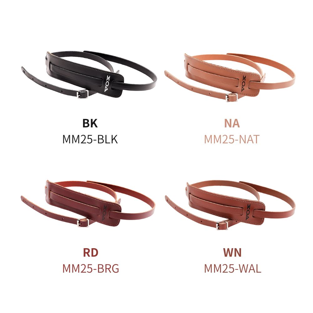 VOX STRAP MM25 【 ボックス レザーストラップ MM25BLK / MM25NAT / MM25BRG / MM25WAL 】