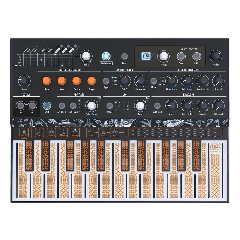 【メーカー取り寄せ】ARTURIA MicroFreak シンセサイザー【 アートリア マイクロフリーク タッチキーボード 音楽制作  DTM 作曲 トラックメイク MICROFREAK 】