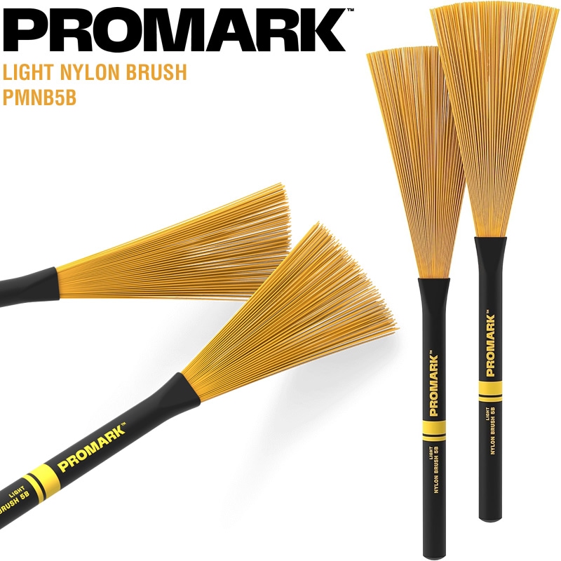 PROMARK ナイロンブラシ Light Nylon Brush 5B PMNB5B 【 プロマーク スネア ジャズドラム ドラムスティック 】＊