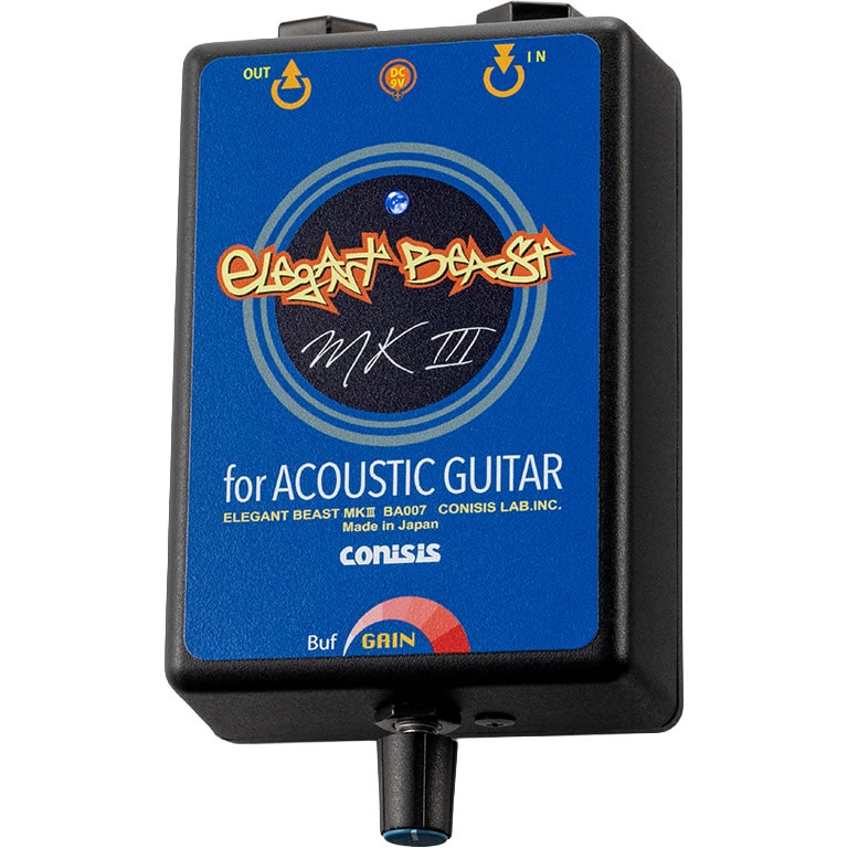 Conisis ELEGANT BEAST MKIII BA007 for ACOUSTIC GUITAR アコースティックギター用 バッファー 〔 コニシス 研究所 エレガント ビースト 〕