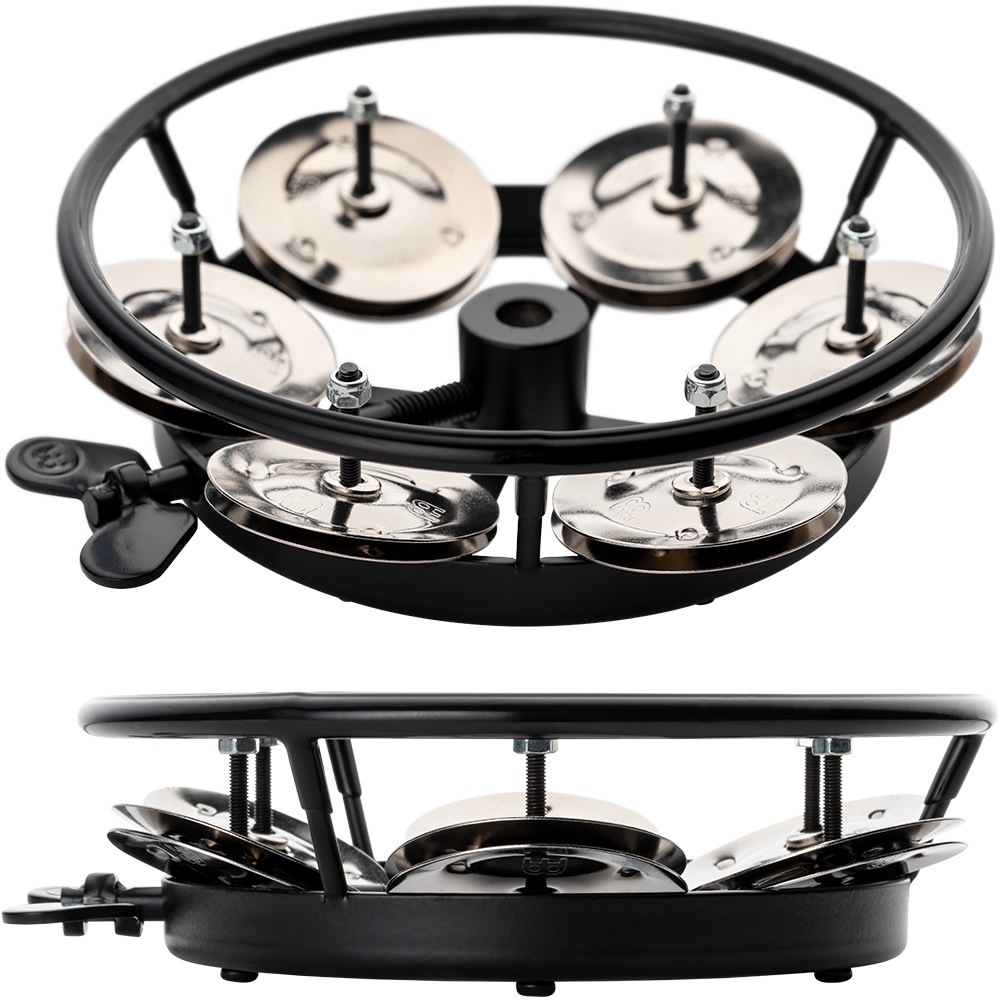 MEINL プロフェッショナルハイハットタンバリン/Steel 1row THH1BK 【マイネル パーカッション】