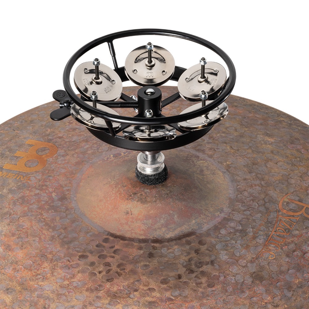 MEINL プロフェッショナルハイハットタンバリン/Steel 1row THH1BK 【マイネル パーカッション】