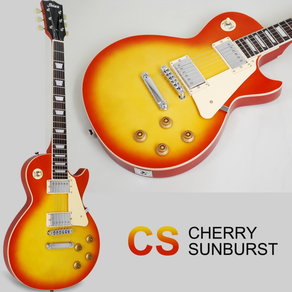 Maison SG エレキギター メイソン SG-28/WH エレキギター レスポールタイプ Maison LP-28 7点初心者セット 【今