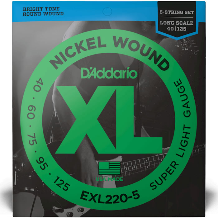 D'Addario ダダリオ ベース弦 Long EXL220-5【ニッケル daddario exl