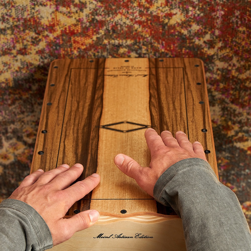 パーカッション・打楽器 Meinl Artisan Edition Cajon Tango Line MEINLよりEl Estepario Siberianoに敬意を表する限定カホンが登場