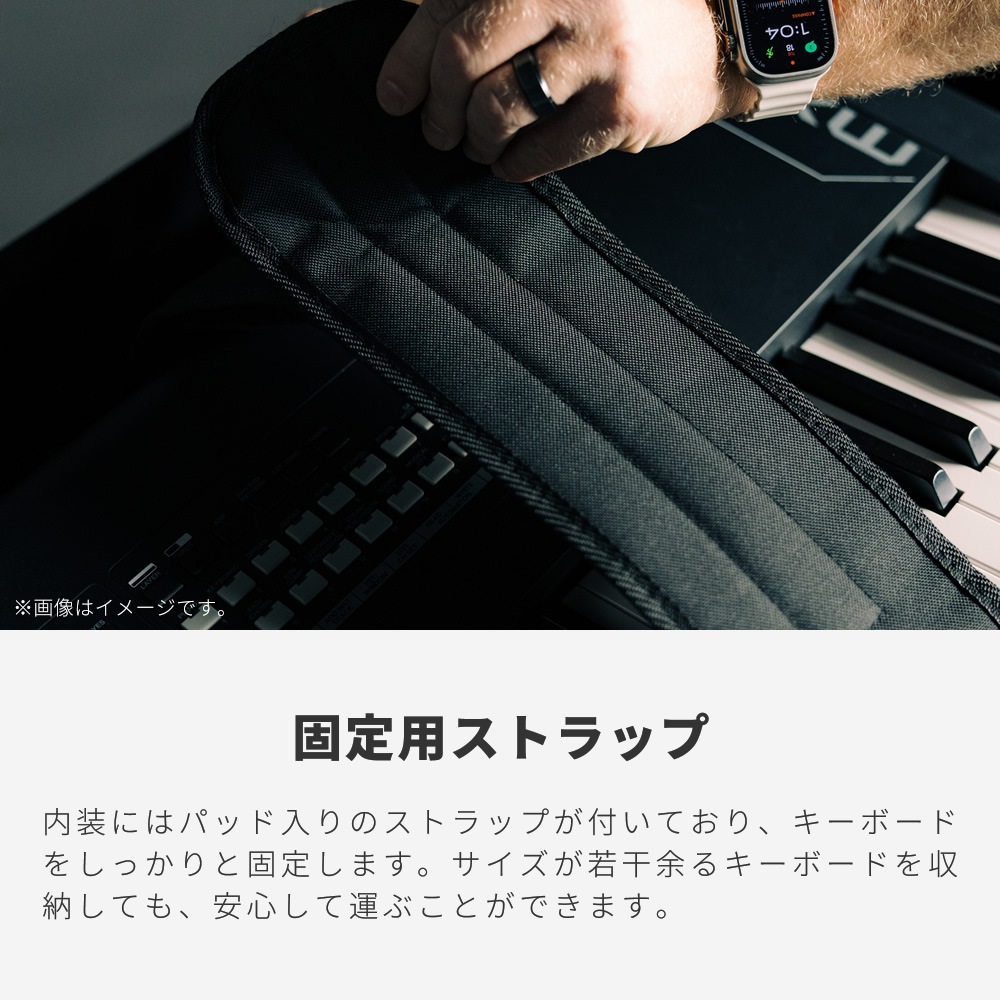 Gator Cases 88鍵用 軽量キーボードケース ナイロン製 運搬ホイール搭載 GK-88 【 ゲーターケース 電子ピアノ キーボードバッグ GK88 】【大型荷物】