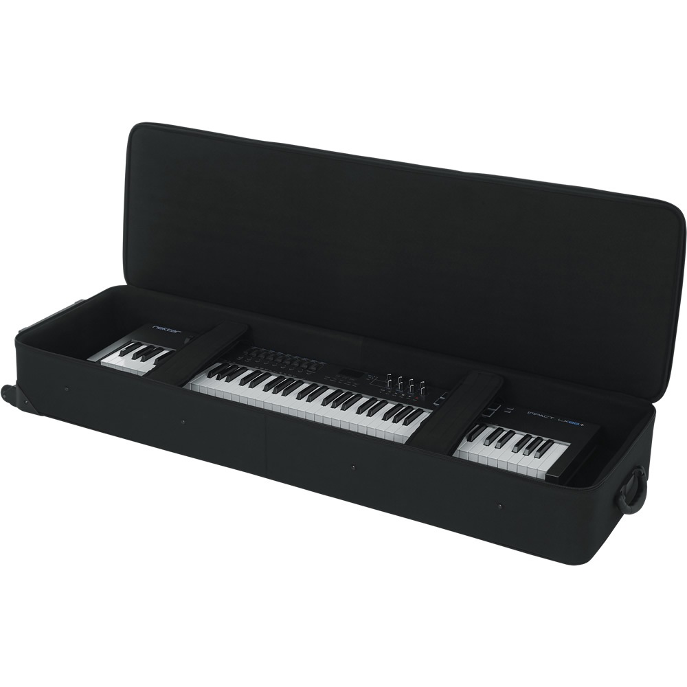 Gator Cases 88鍵用 軽量キーボードケース ナイロン製 運搬ホイール搭載 GK-88 【 ゲーターケース 電子ピアノ キーボードバッグ GK88 】【大型荷物】