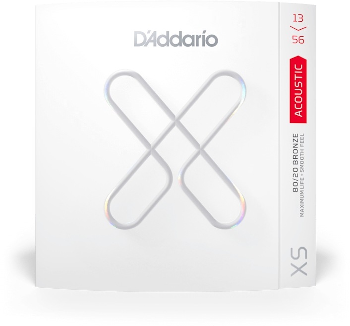 D'Addario アコースティックギター弦 XSABR1356 Medium 013-056［ダダリオ アコギ コーティング 80/20 ブロンズ]【ゆうパケット対応】