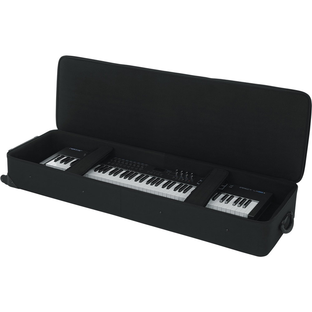 Gator Cases 88鍵用スリム 軽量キーボードケース ナイロン製 運搬ホイール搭載 GK-88 SLIM 【 ゲーターケース 電子ピアノ キーボードバッグ GK88SLIM 】【大型荷物】