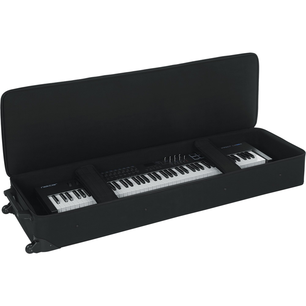 Gator Cases 88鍵用エクストラロング 軽量キーボードケース ナイロン製 運搬ホイール搭載 GK-88 SLXL 【 ゲーターケース 電子ピアノ キーボードバッグ GK88SLXL 】【大型荷物】
