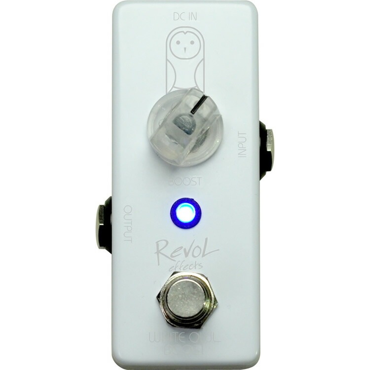 RevoL effects WHITE OWL BOOST (ホワイト・オウル・ブースト) ECB-01 【 レヴォル レボル エフェクツ エフェクター ECB01 】
