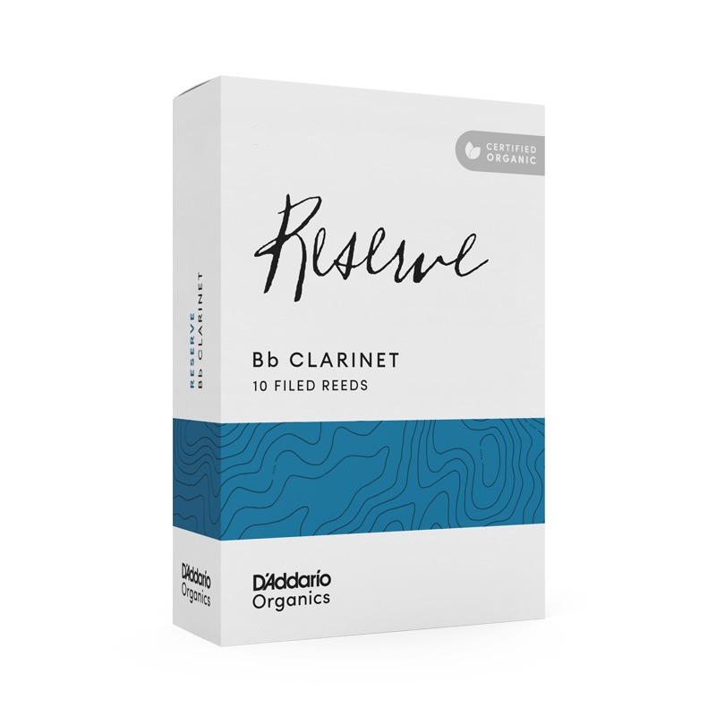 D'Addario WoodWinds ダダリオ リード B♭クラリネット用 RESERVE USDAオーガニック認証取得済 ODCR10 10枚入り 【ODCR1020/ODCR1025/ODCR1030/ODCR1035/ODCR10355/ODCR1040/ODCR10405/ODCR1045】【ゆうパケット対応】