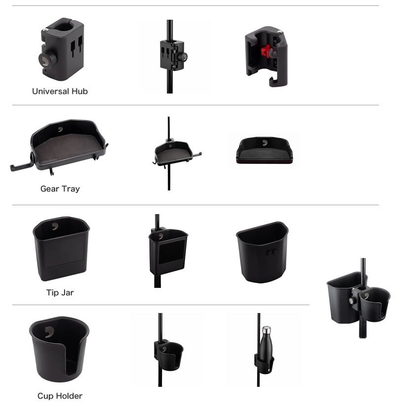 D'Addario マイクスタンド・アクセサリー システム スターターキット (マイクスタンド別売り) PW-MSASSK-01【PWMSASSK01 StarterKit】