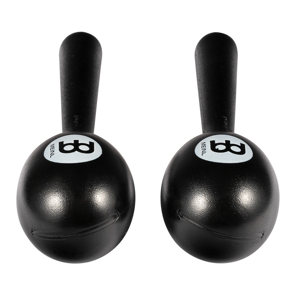 MEINL Percussion エッグマラカス PEMBK (ブラック) [2個1組] 【マイネル パーカッション プラスチックマラカス】
