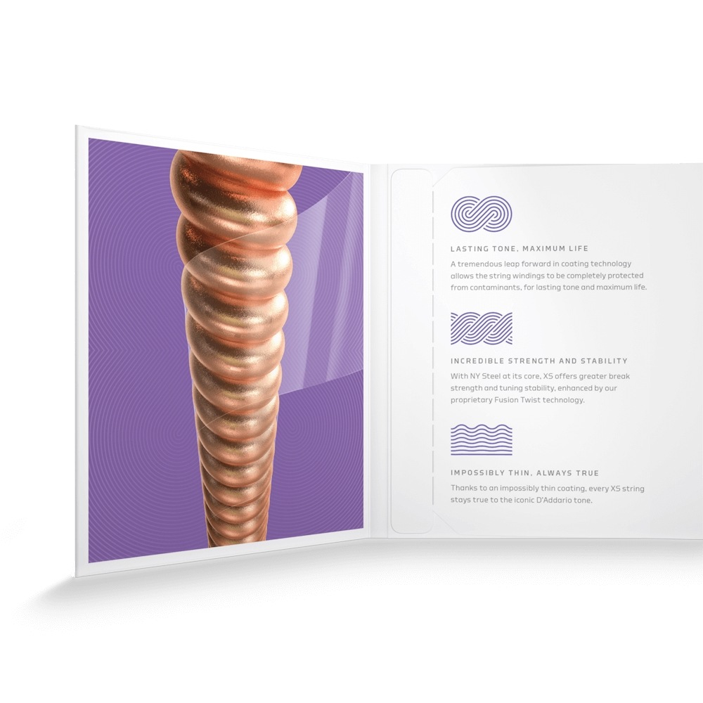 D'Addario アコースティックギター弦 XSAPB1152 Custom Light 11-52［ダダリオ アコギ コーティング フォスファー ブロンズ]【ゆうパケット対応】