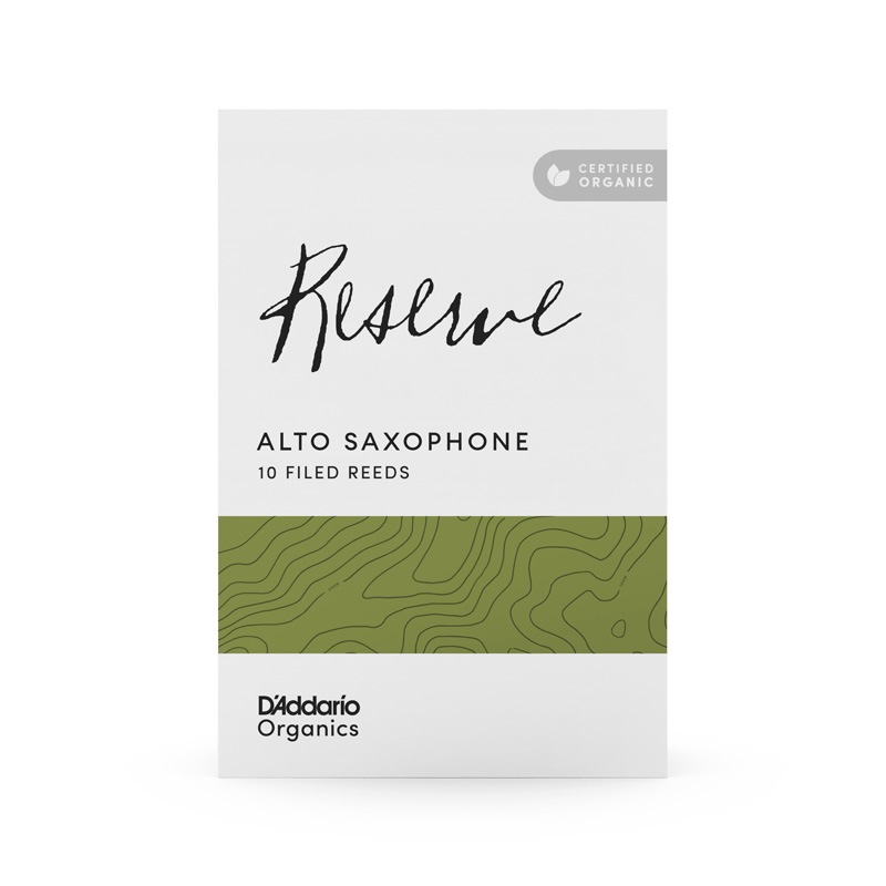 D'Addario WoodWinds ダダリオ リード アルトサックス用 RESERVE USDAオーガニック認証取得済 ODJR10 10枚入り 【ODJR1020/ODJR1025/ODJR1030/ODJR10305/ODJR1035/ODJR1040/ODJR1045】【ゆうパケット対応】