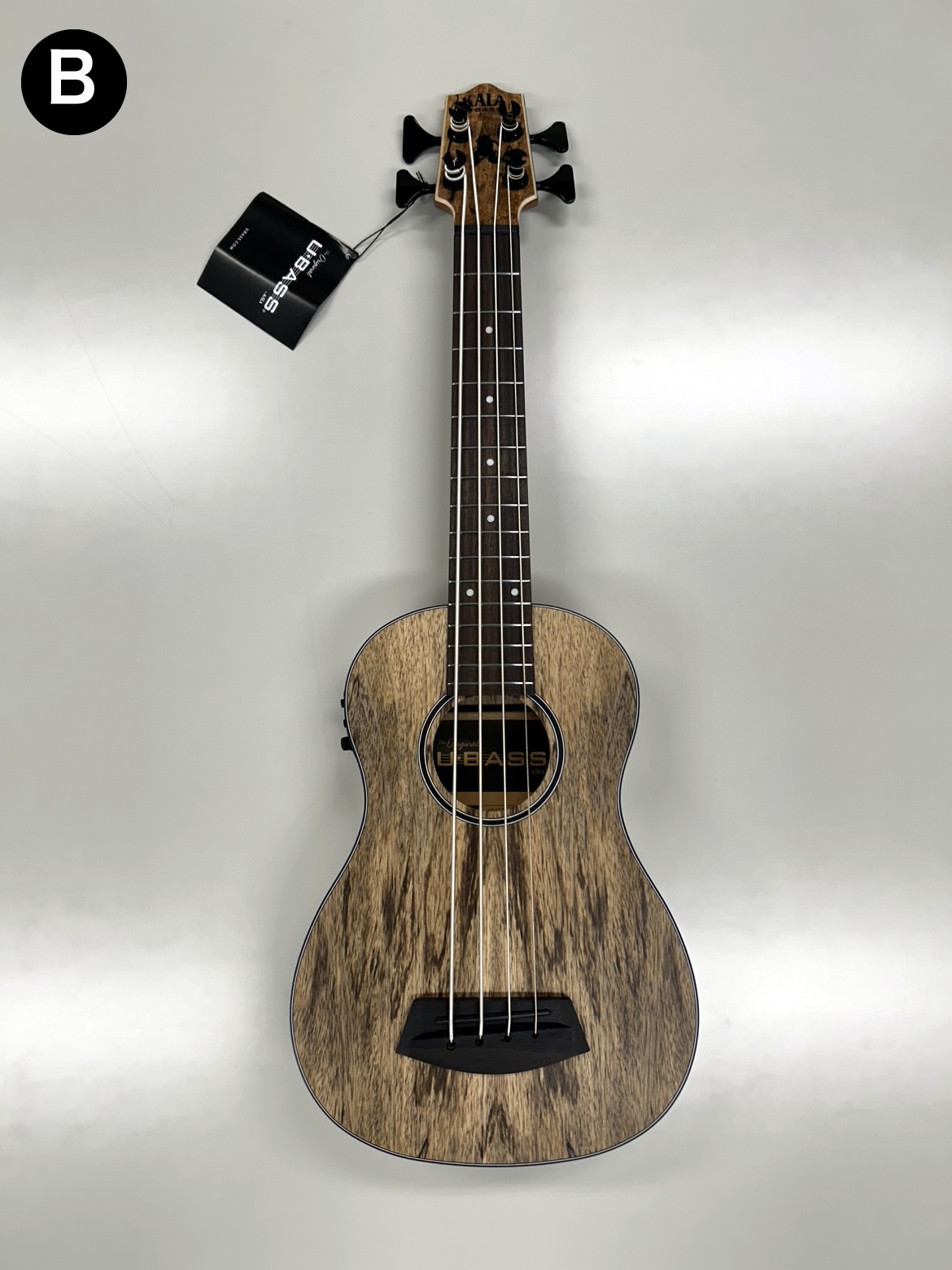 【実物写真有り】KALA ウクレレ ベース SPALTED MANGO U-BASS UBASS-SP-MNG-FS ギグバッグ付属【カラ エレキ スポルテッド マンゴー ウクレレ ユーベース】