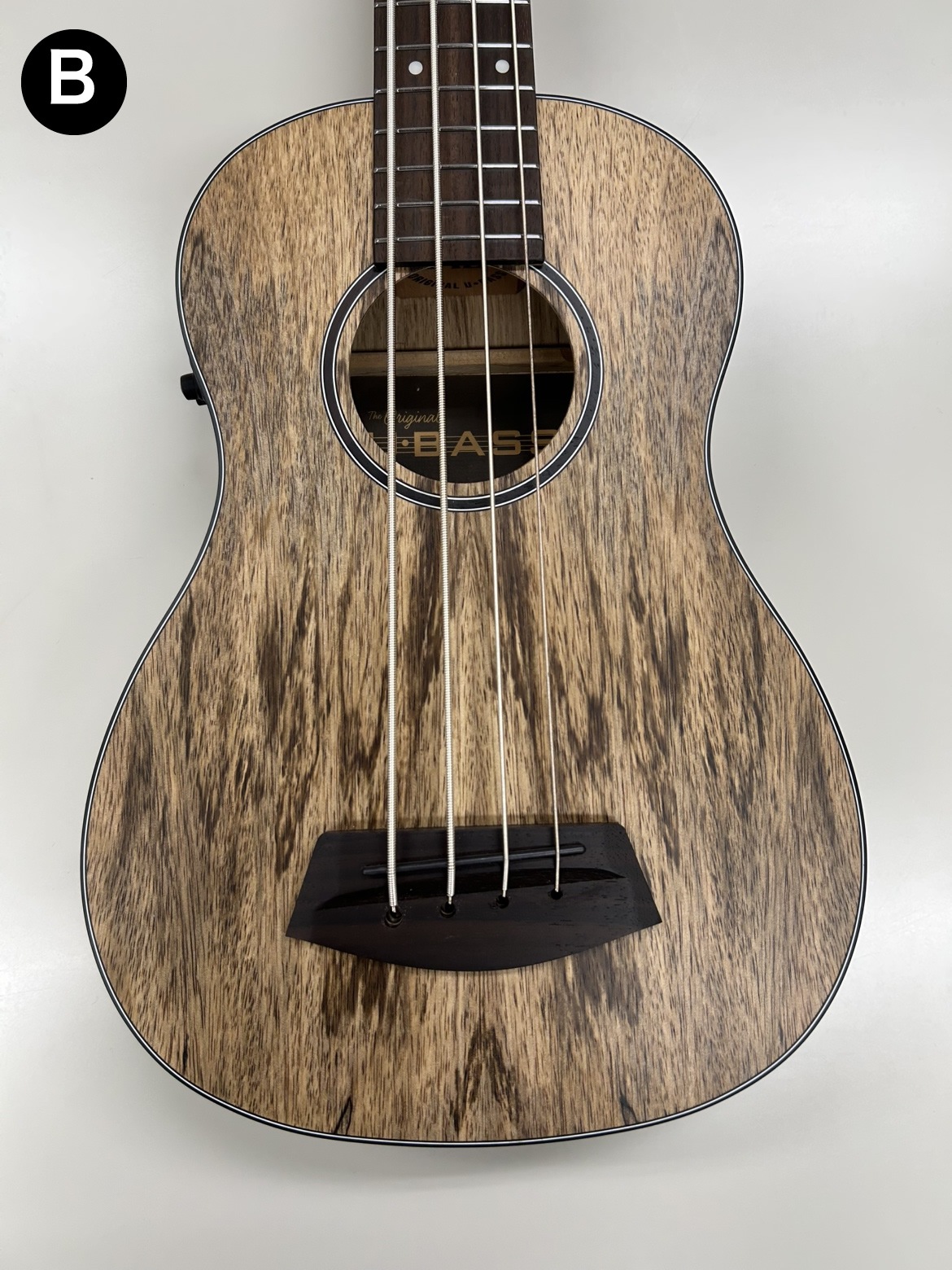 【実物写真有り】KALA ウクレレ ベース SPALTED MANGO U-BASS UBASS-SP-MNG-FS ギグバッグ付属【カラ エレキ スポルテッド マンゴー ウクレレ ユーベース】