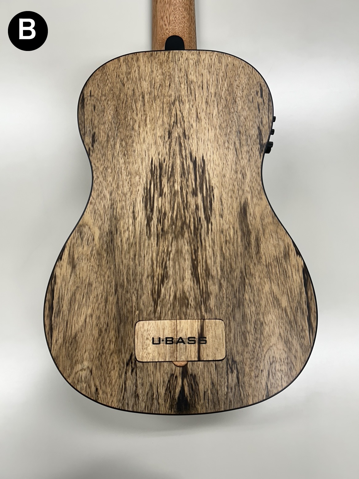 【実物写真有り】KALA ウクレレ ベース SPALTED MANGO U-BASS UBASS-SP-MNG-FS ギグバッグ付属【カラ エレキ スポルテッド マンゴー ウクレレ ユーベース】