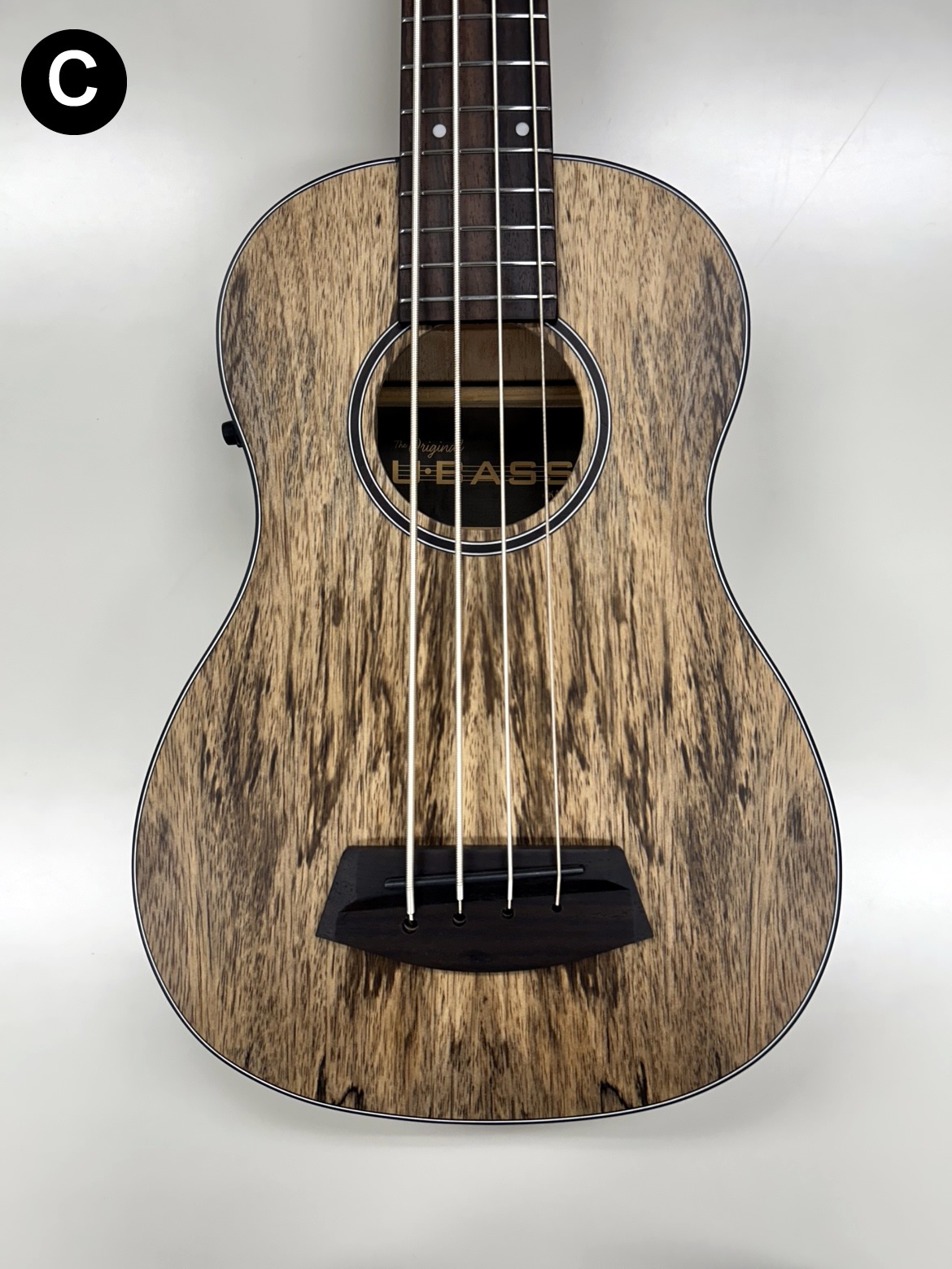【実物写真有り】KALA ウクレレ ベース SPALTED MANGO U-BASS UBASS-SP-MNG-FS ギグバッグ付属【カラ エレキ スポルテッド マンゴー ウクレレ ユーベース】