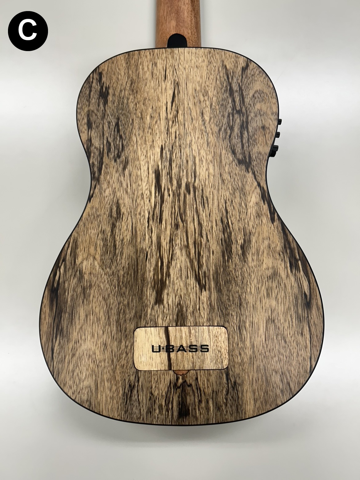 【実物写真有り】KALA ウクレレ ベース SPALTED MANGO U-BASS UBASS-SP-MNG-FS ギグバッグ付属【カラ エレキ スポルテッド マンゴー ウクレレ ユーベース】