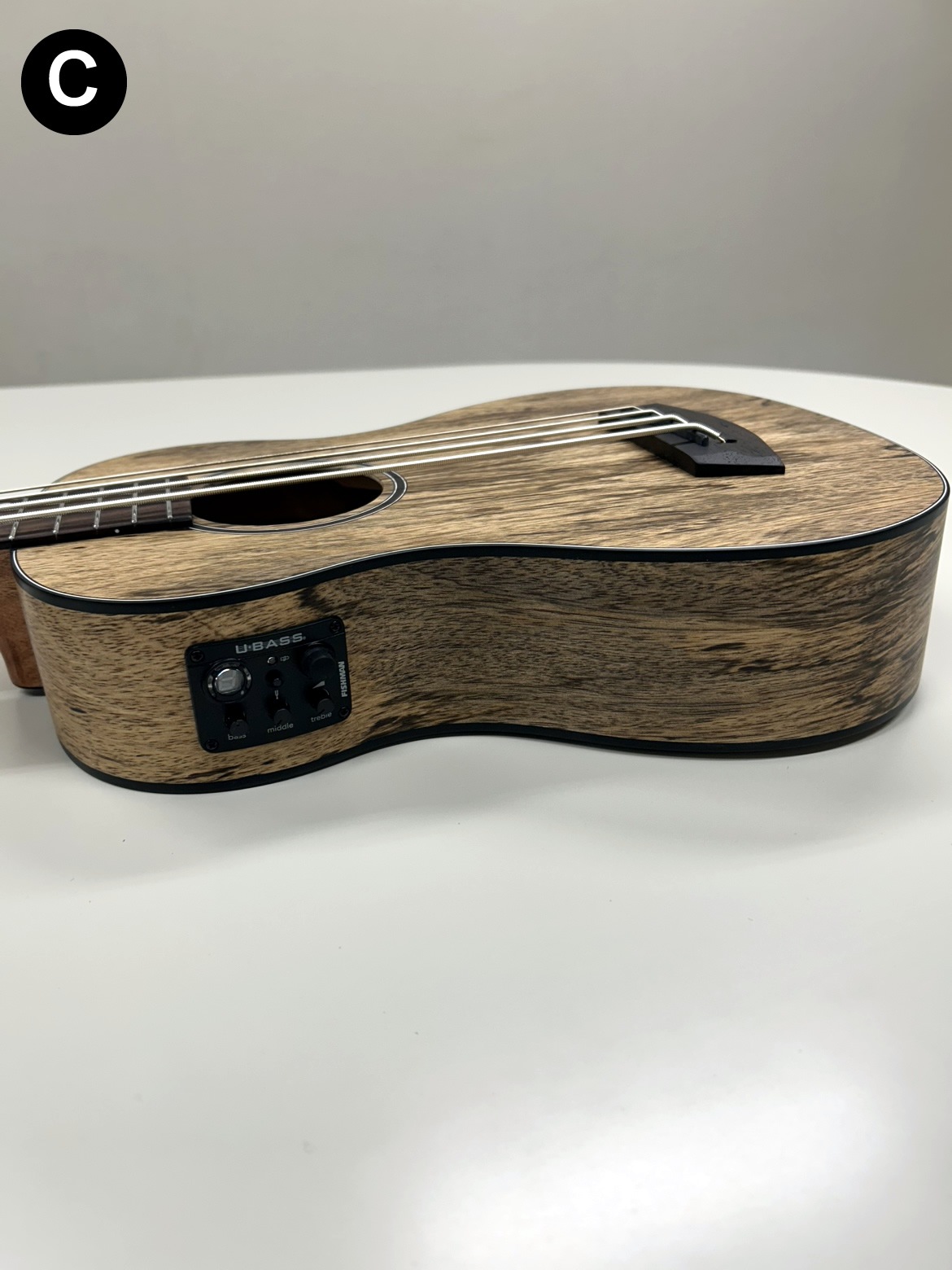 【実物写真有り】KALA ウクレレ ベース SPALTED MANGO U-BASS UBASS-SP-MNG-FS ギグバッグ付属【カラ エレキ スポルテッド マンゴー ウクレレ ユーベース】