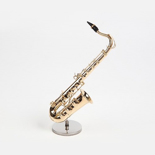 SUNRISE SOUND HOUSE ミニチュア楽器 テナーサックス 1/6
