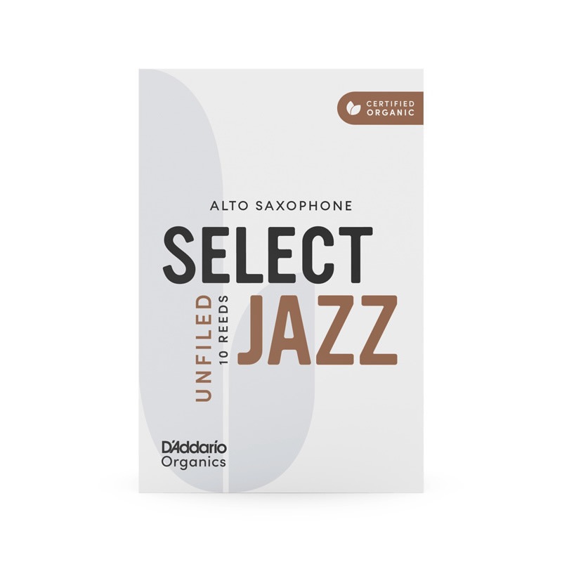 D'Addario WoodWinds ダダリオ リード アルトサックス用 SELECT JAZZ UNFILED USDAオーガニック認証取得済 ORRS10ASX 10枚入り 【ORRS10ASX2H/ORRS10ASX2M/ORRS10ASX2S/ORRS10ASX3H/ORRS10ASX3M/ORRS10ASX3S/ORRS10ASX4H/ORRS10ASX4M/ORRS10ASX4S】【ゆうパケット対応】