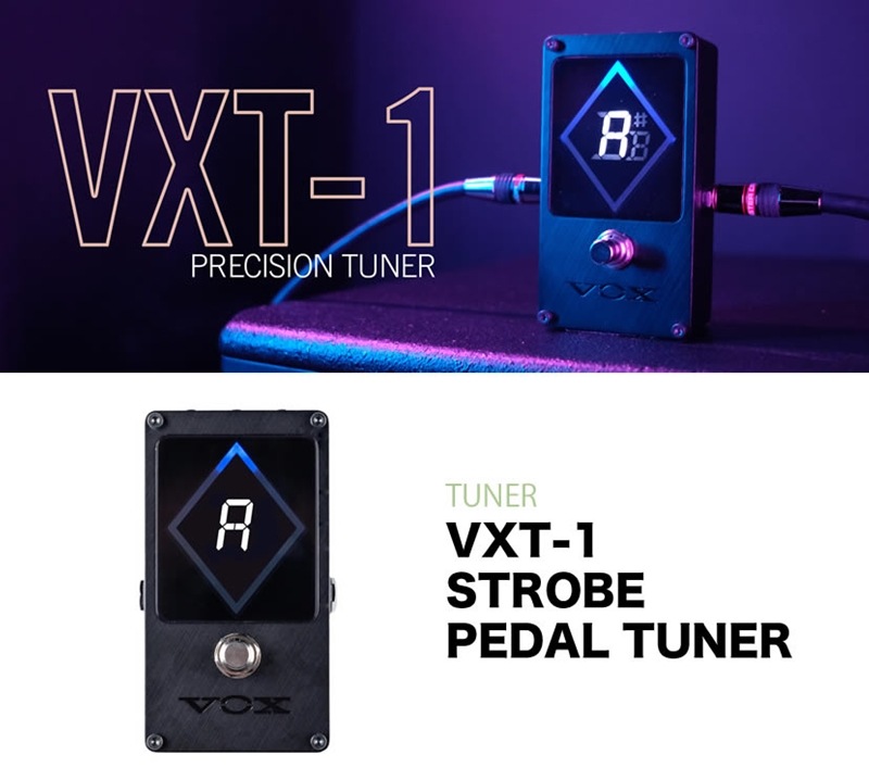 VOX(ヴォックス) ストロボ・ペダル・チューナー VXT1【VXT1 STROBE PEDAL TUNER】 アクセサリー,チューナー