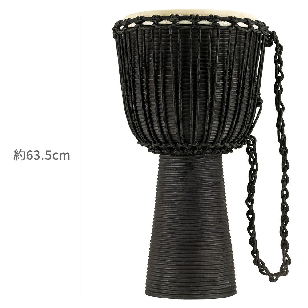 MEINL Percussion ジャンベ Black River Series 直径13インチ HDJ3-XL 【 マイネル パーカッション Djembe 】【 メーカー取り寄せ品 】