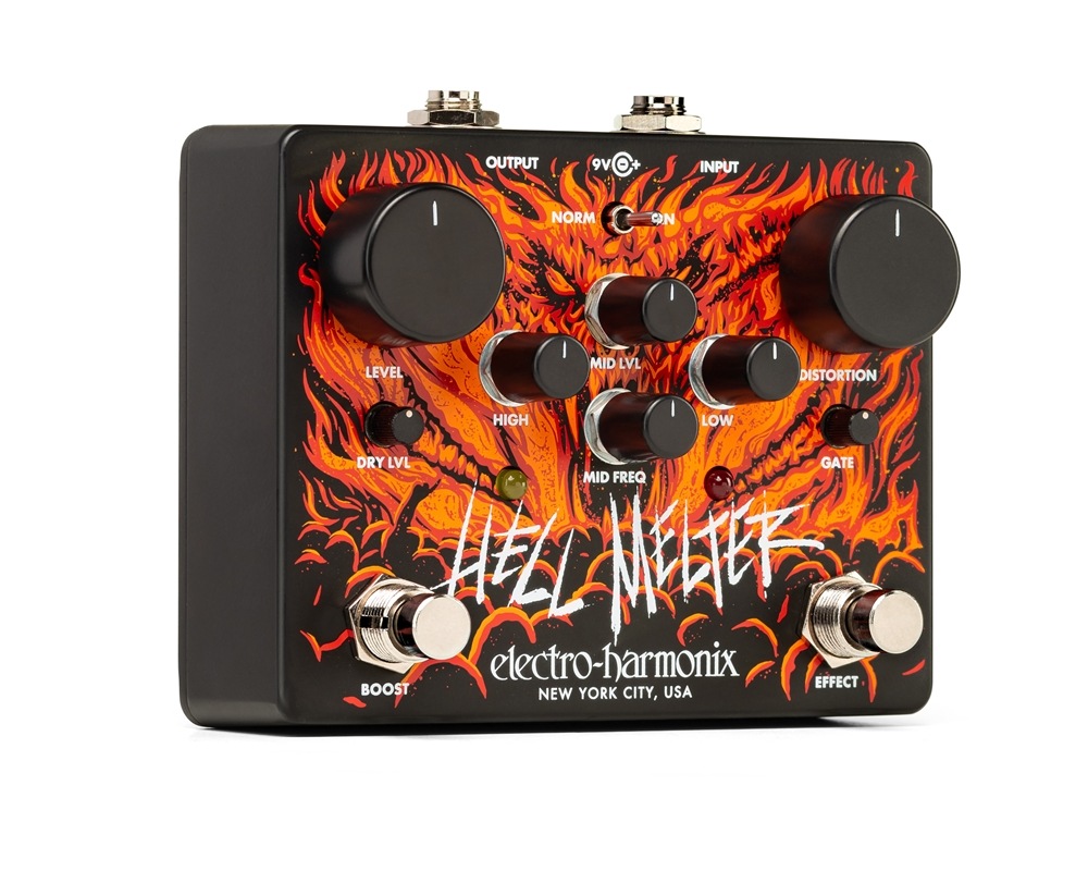 【ピック10枚セット付き！】Hell Melter (ヘルメルター) ディストーション【Electro-Harmonix/EHX/エレクトロ・ハーモニクス/エレハモ】【エフェクター】