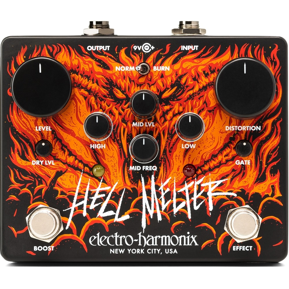 【ピック10枚セット付き！】Hell Melter (ヘルメルター) ディストーション【Electro-Harmonix/EHX/エレクトロ・ハーモニクス/エレハモ】【エフェクター】