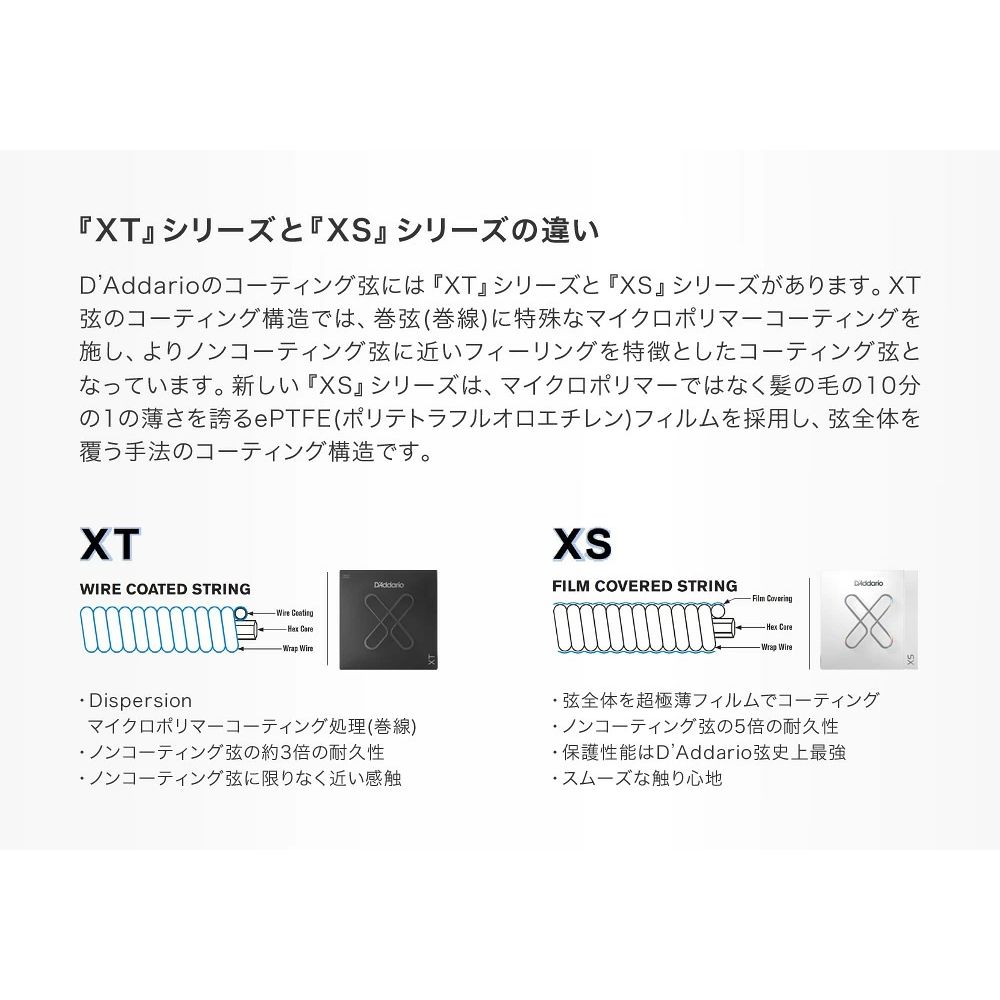 D'Addario アコースティックギター弦 XSAPB1356 Medium 013-056 【 ダダリオ XSAPB1356-3P アコギ コーティング フォスファー ブロンズ XSAPB-1356 】【ゆうパケット対応】＊