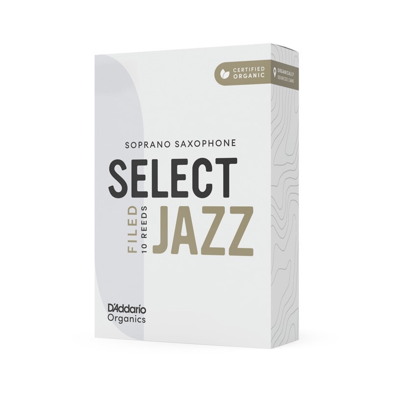 D'Addario WoodWinds ダダリオ リード ソプラノサックス用 SELECT JAZZ FILED USDAオーガニック認証取得済 ORSF10SSX 10枚入り 【ORSF10SSX2H/ORSF10SSX2M/ORSF10SSX2S/ORSF10SSX3H/ORSF10SSX3M/ORSF10SSX3S/ORSF10SSX4H/ORSF10SSX4M/ORSF10SSX4S】【ゆうパケット対応】